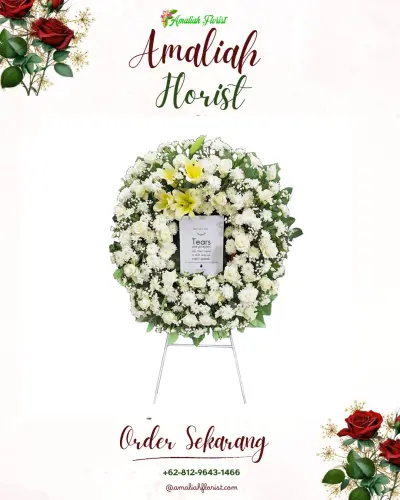 Krans Bunga Duka Cita kebayoran lama